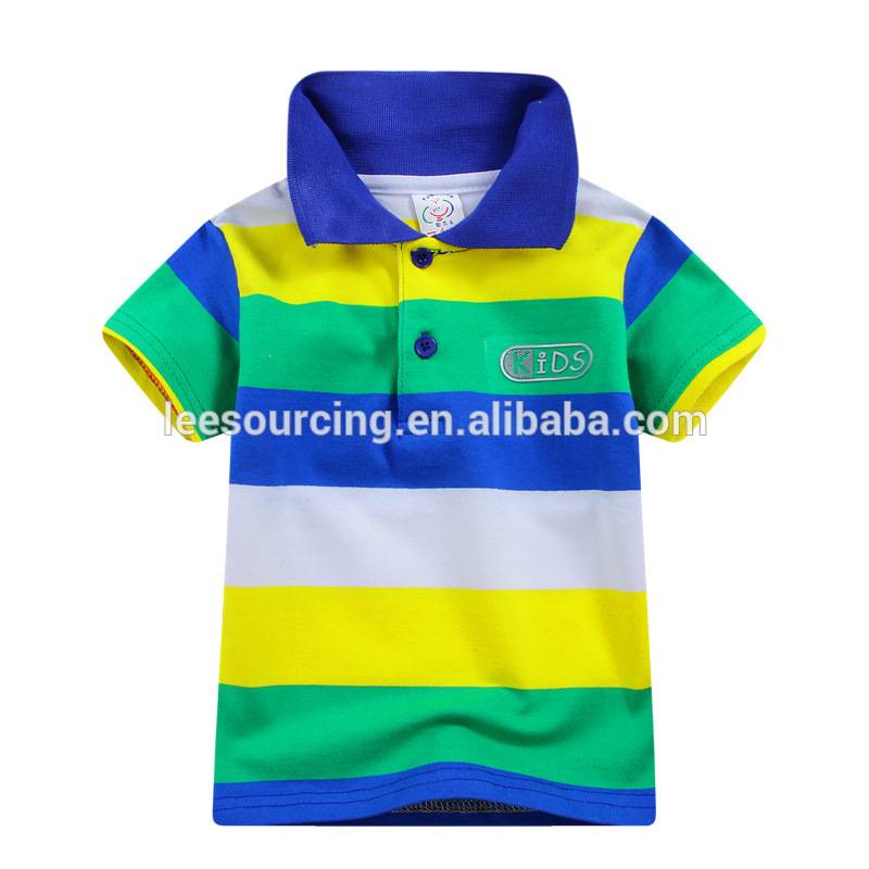 Wholesale children clothing boy t shirt kids polo