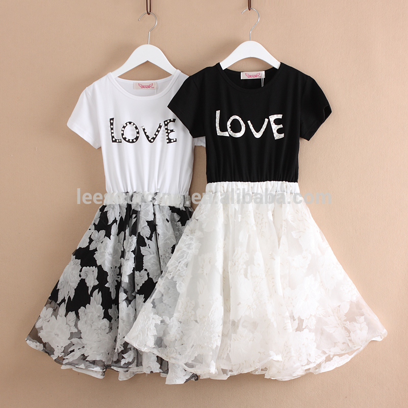 Top Quality Valentine Girls Dress - New flower printing vest dress wholesale children girl princess dress – LeeSourcing