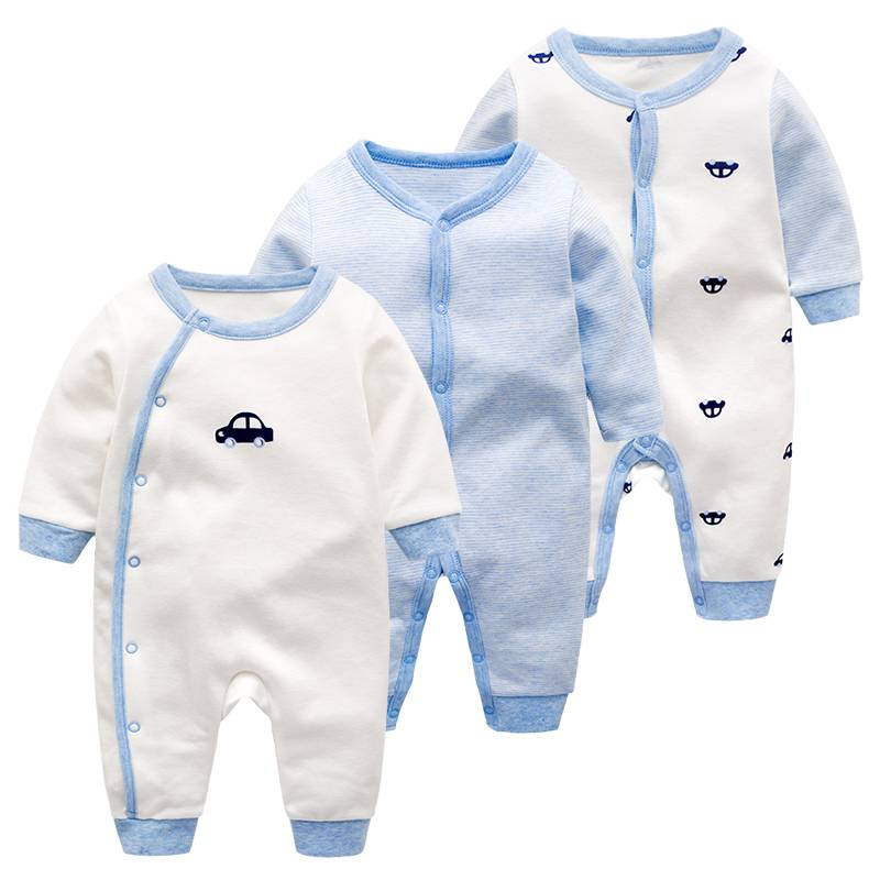 Baby Rompers Winter Thick Climbing Clothes Knitted Newborn Boys Girls Warm Romper