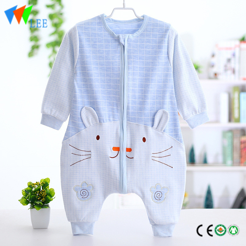 100% cotton newborn O-neck comfortable baby clothes long sleeve printing romper