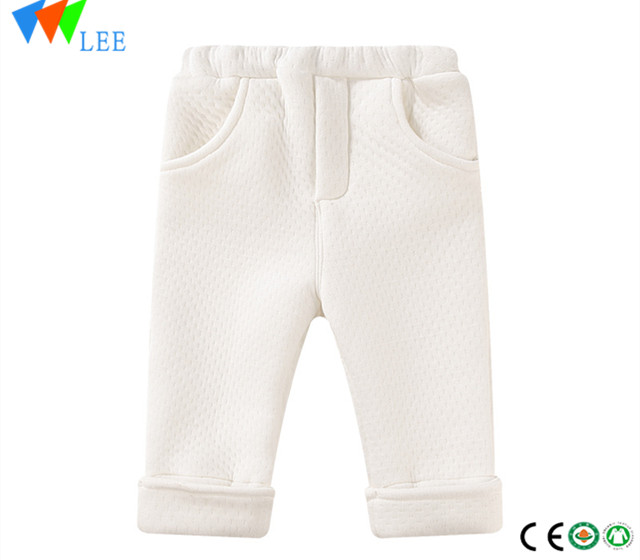 Warm baby trousers with cotton autumn winter warm fashion cotton children pants