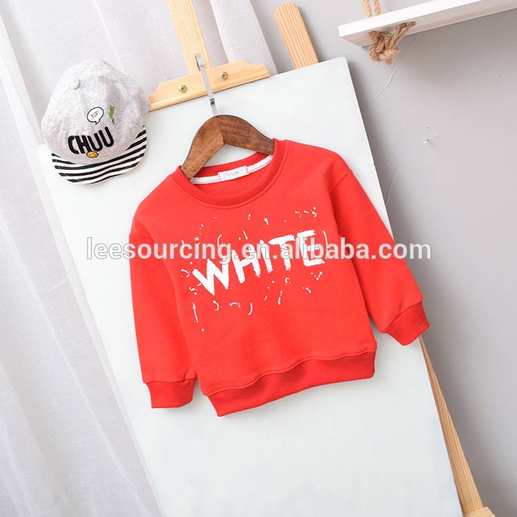 Manufacturer of Boy Shorts - Autumn high quality pure color printing kids sweatshirt clothing – LeeSourcing
