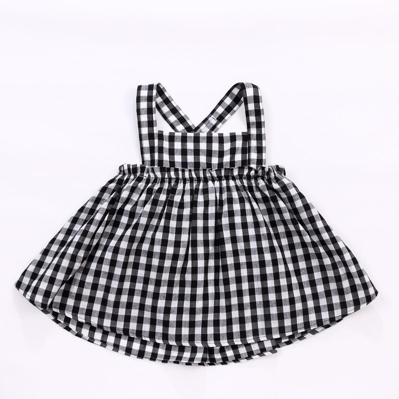 OEM Supply Girls Pleated Skirt - Fashion girl plaid dress spring fall dress – LeeSourcing