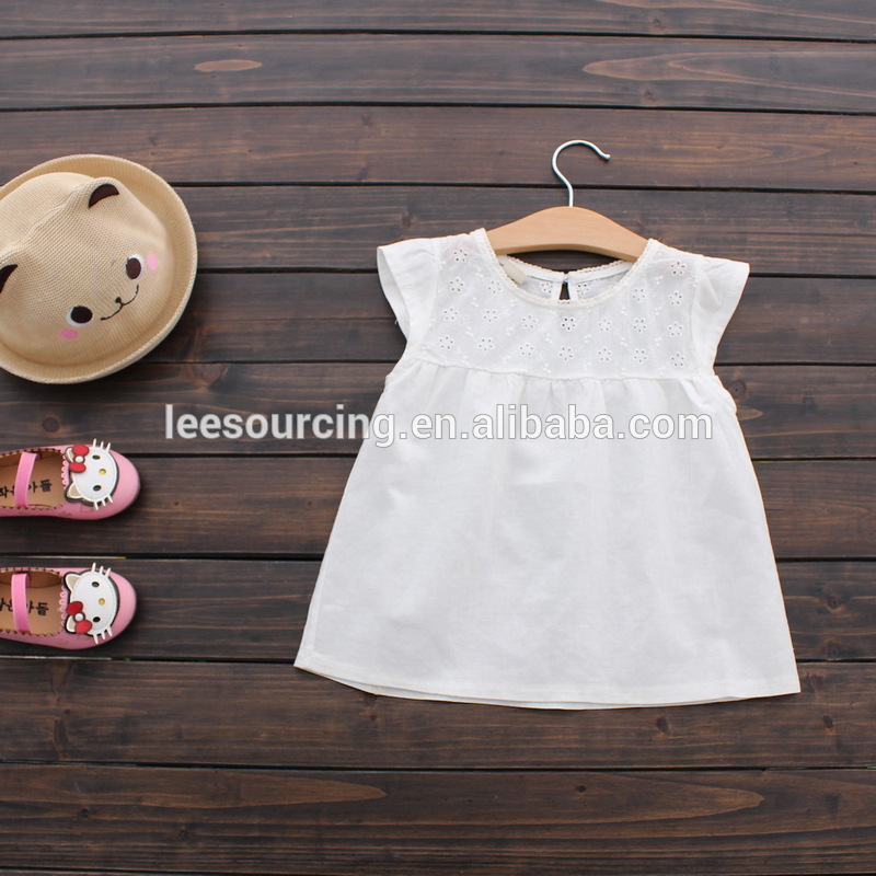 Wholesale summer new style soft blouse casual girls kids blouse