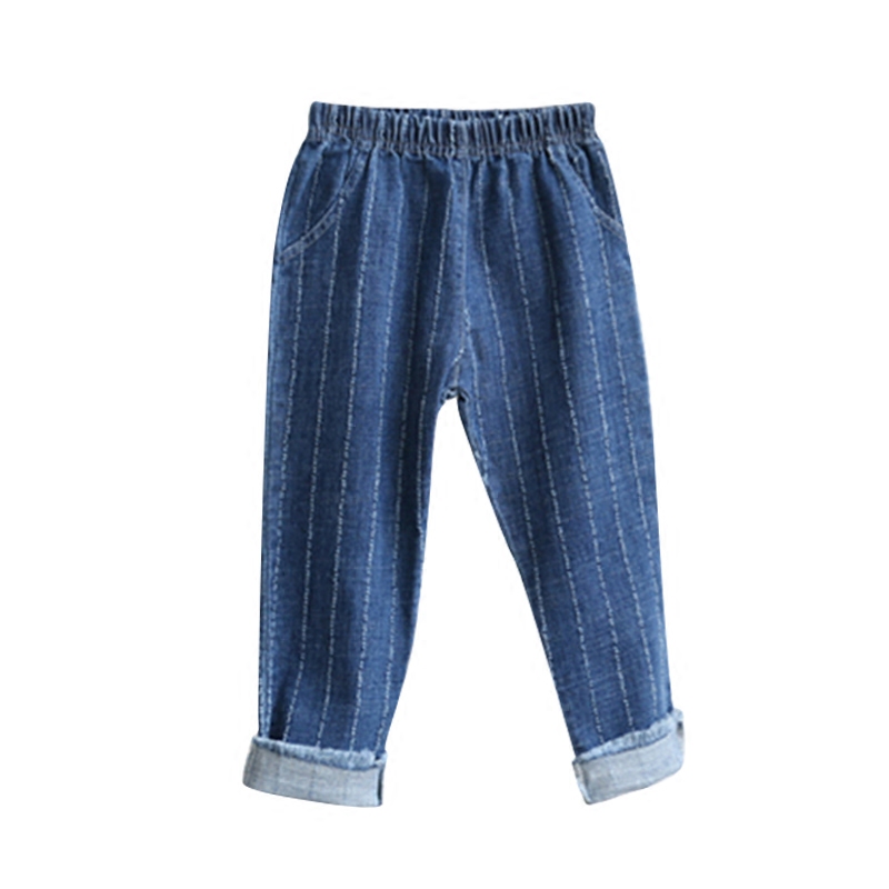 Karstais stilu Bērnu Boutique apģērbi Baby džinsi bērniem harēma bikses