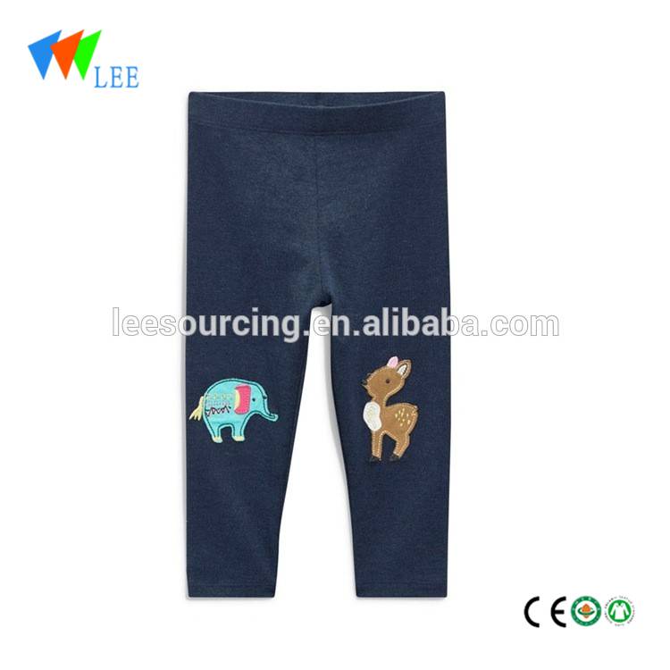 professional factory for Kids Pants Baby - wholesale baby fall winter embroidery cotton leggings – LeeSourcing