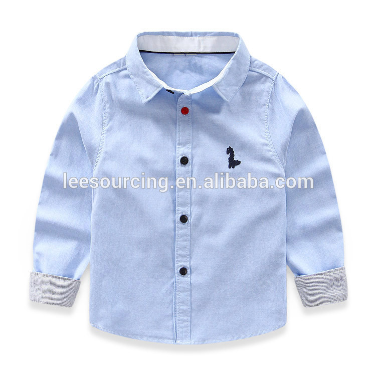 Cheap price Girl Jean - Spring fashion boys kids long sleeve plain cotton baby boy t shirt – LeeSourcing