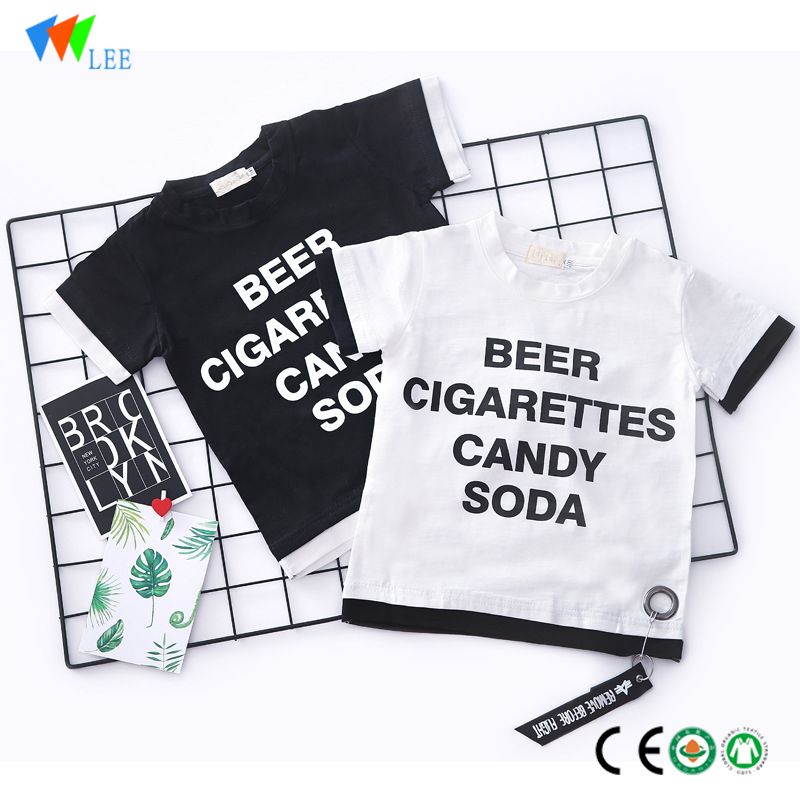 Online Exporter Baby Clothes Clothing - New design kids round neck t-shirt summer short-sleeved kids cotton t-shirt wholesale – LeeSourcing