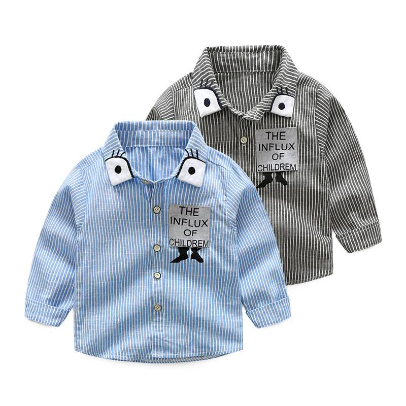 high quality cotton children clothes kids embroidery blouse with lapel collar
