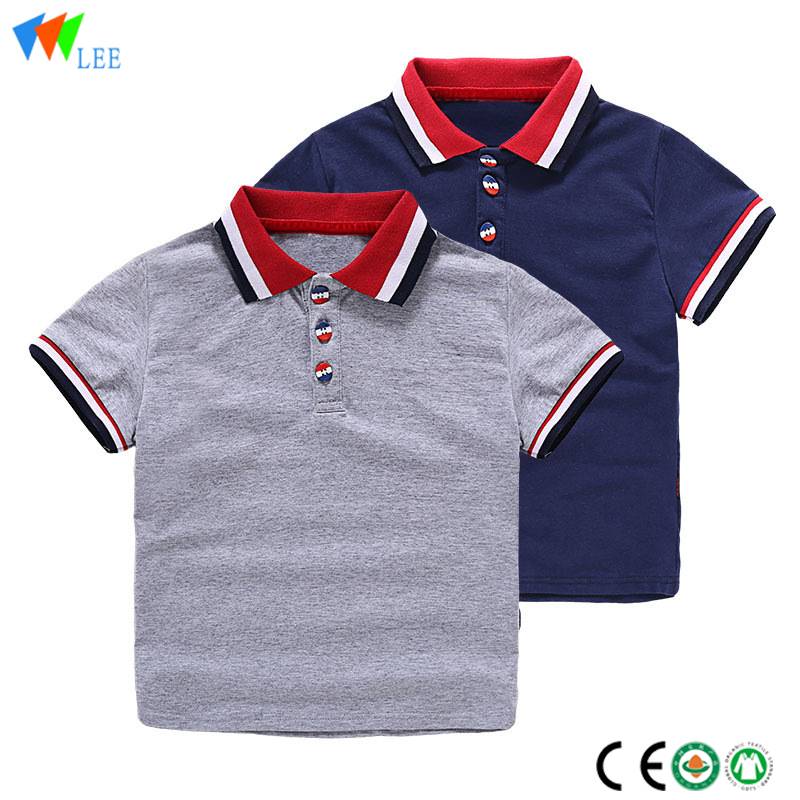 Factory wholesale Casual Comfort - children polo style short sleeve cotton and polyester kids cotton t-shirt wholesale – LeeSourcing