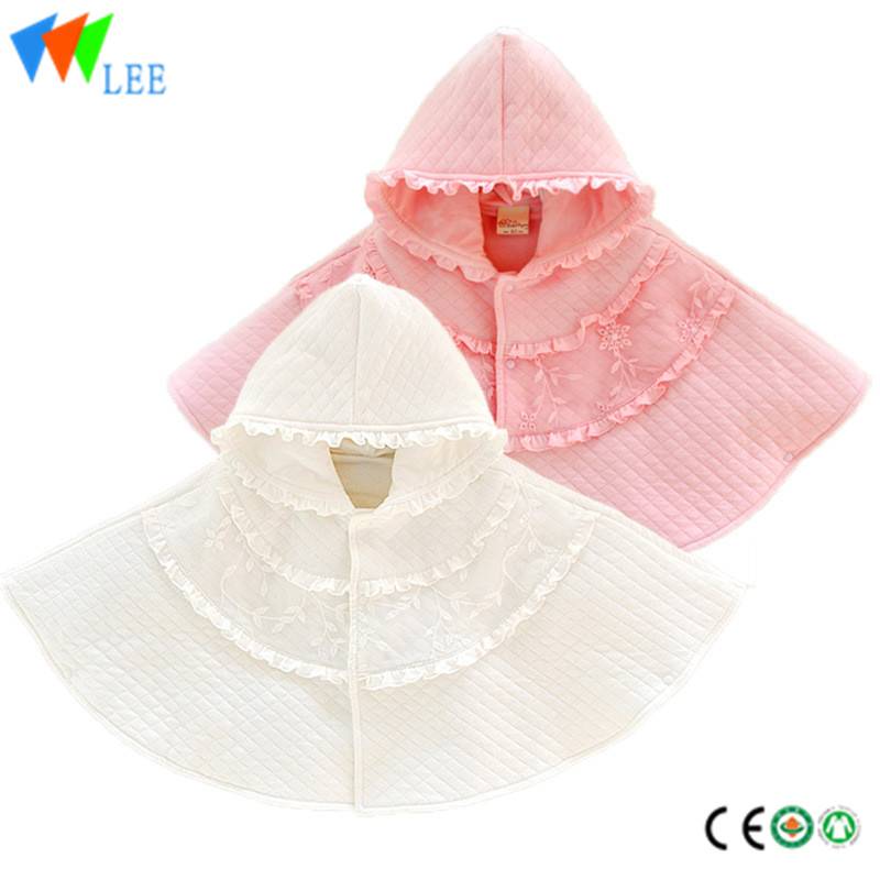 Factory Promotional Boys 2 Pieces Set - baby clothes girl long sleevecptton ruffle cape b baby girl blouse design – LeeSourcing