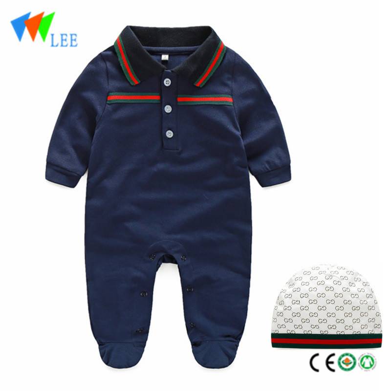 high quality cartoon tutu long sleeve natural fiber baby romper with hat