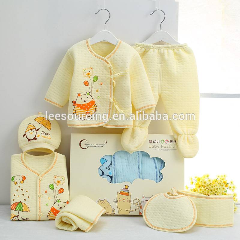 China Gold Supplier for Boys Short - Solid color with pattern soft baby newborn set – LeeSourcing