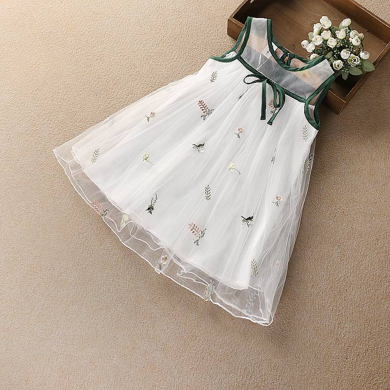 Factory source Packaging Boxes - High Quality Kids Clothes White Lace Puffy Girls Birthday Party Dress – LeeSourcing