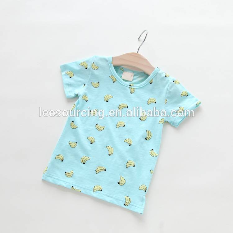 Hot sale Kids Legging - High quality soft full printing pure color summer kids cartoon t-shirt – LeeSourcing