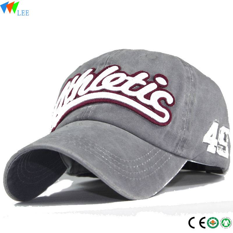 Wholesale customized 3D embroidery baseball cap logo 6 panels snap back baseball cap