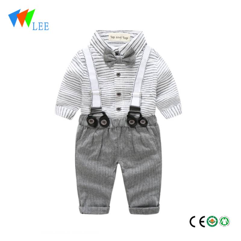 baby boy kids fashion T-shirt pants Set Wear, wholesale children's boutique clothing
