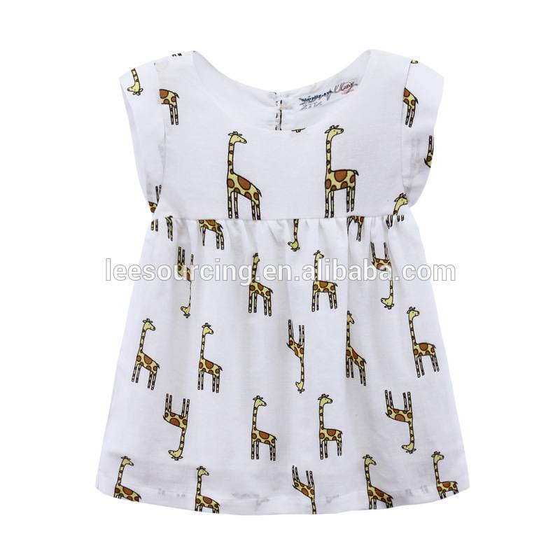 New design baby frocks designs 100 % cotton dresses baby girls casual dresses