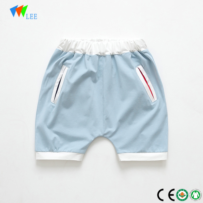 wholesale china manufacture new style summer cotton boys shorts baby shorts