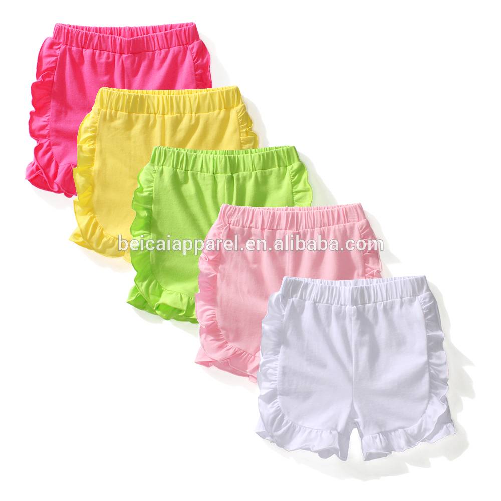 Whole colorful baby girl shorts girl pants children kids casual pants