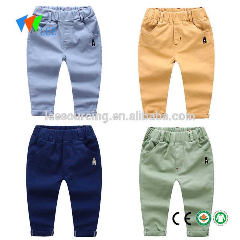 pantaloni di cotone neonati sport di modo i pantaloni dei bambini dei pantaloni della molla
