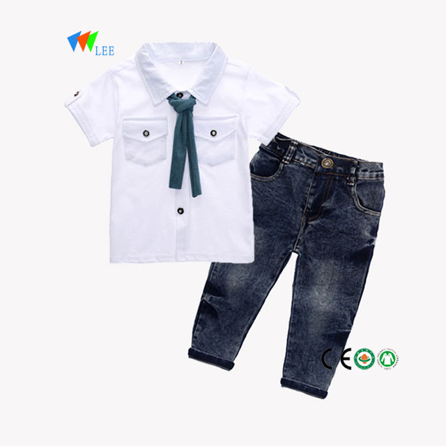 0-3T 100% cotton 3pcs baby boy clothes clothing sets