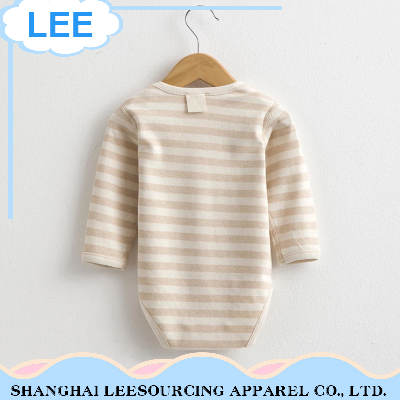 Low price for Fancy Coats For Kids - Hot Selling Newborn Organic Cotton Baby Stripes Romper – LeeSourcing