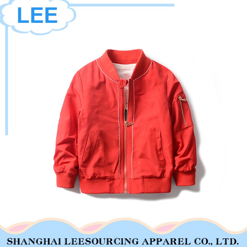 नवीनतम डिजाइन 100% कपास लाल बच्चे सर्दी शर्ट कोट