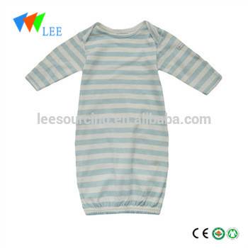 Fixed Competitive Price Children Sports Pants - 100% Cotton custom kids Stripe bodysuit baby onesie long sleeve sleeping gown – LeeSourcing