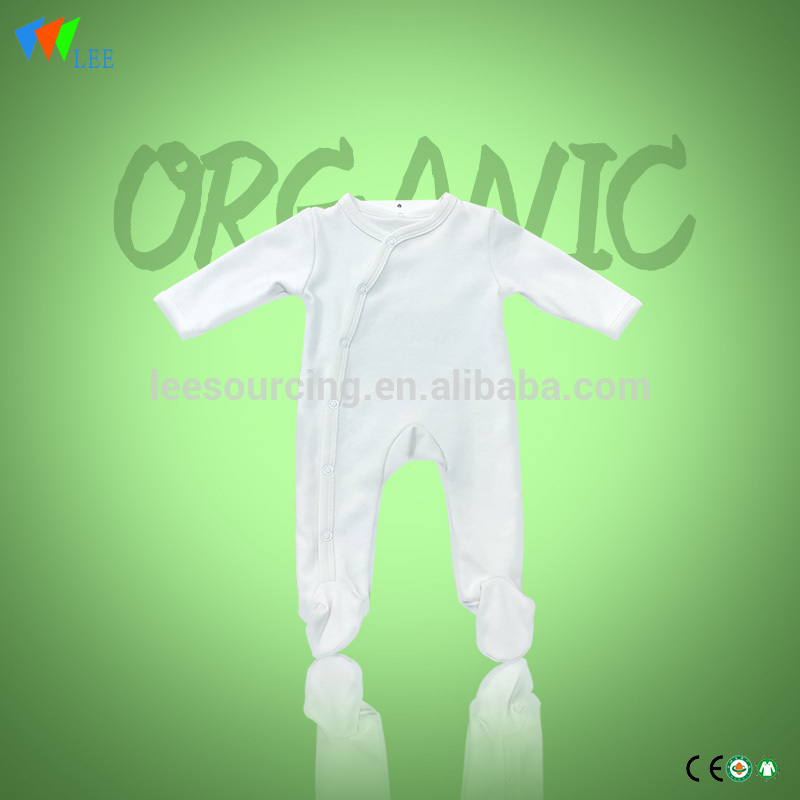 Wholesale long sleeve baby organic cotton romper