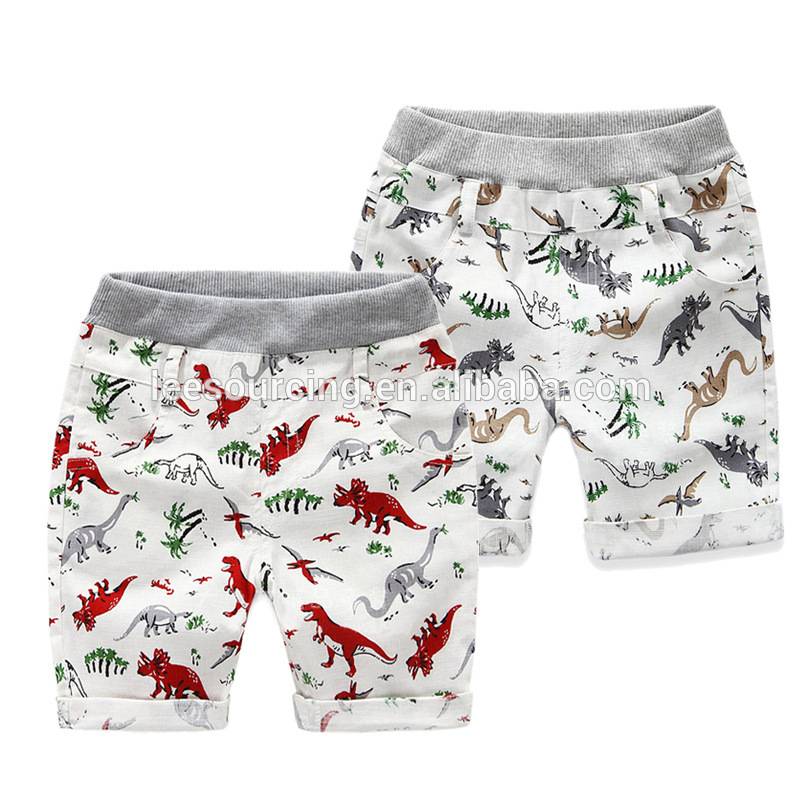 Fashion Animals Dinosaurs Printing Summer Boy Short