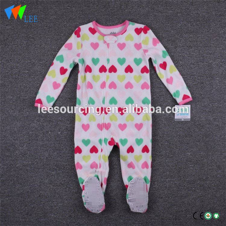 Short Lead Time for Baby Girls Dress Design - Hot sale favorite print footed zip one-piece – LeeSourcing