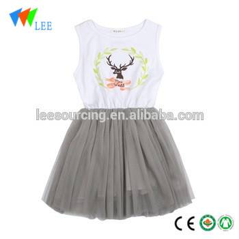 Factory Cheap Kids Clothing Clothes - New design fashion sleeveless fancy kids girl tulle dress – LeeSourcing