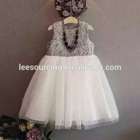 Modern Summer Lace Flower Baby Girl Birthday Vest Dress Featured Image