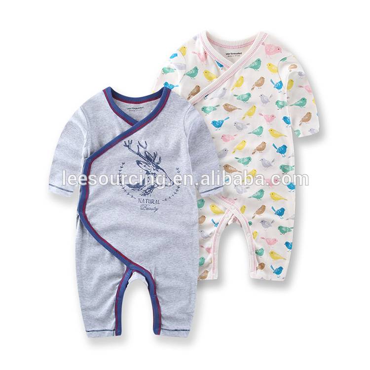 High quality china factory baby clothing bodysuits cotton baby clothes organic