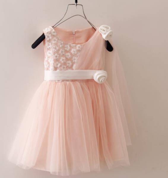 OEM/ODM Manufacturer Christmas Outfits - Wholesale Children Clothing Girls Pleated Skirts Baby Casual Lace Dress – LeeSourcing