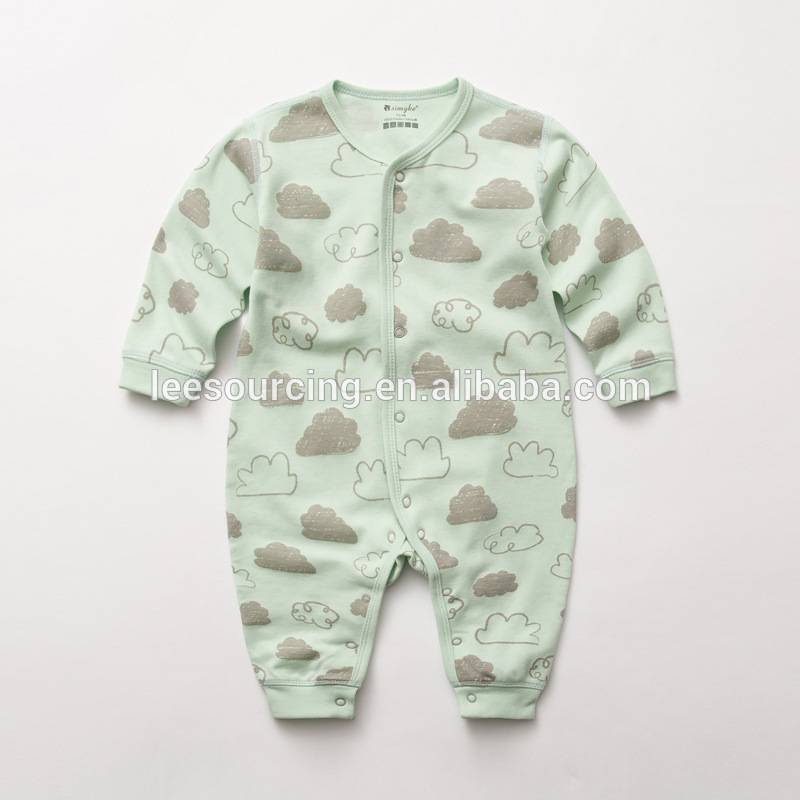 2018 wholesale price Boy Cotton Pant - Wholesale cotton cloud pattern high quality soft baby playsuit – LeeSourcing
