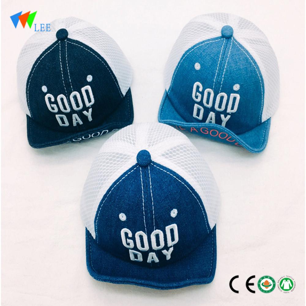 6 panel cotton custom embroidered baseball caps