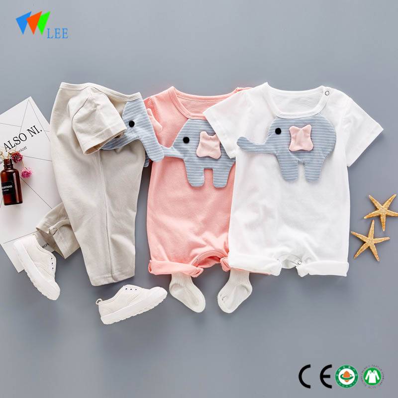Oem Hot Sale Organic Cotton Baby Rompers Wholesale Baby Clothes