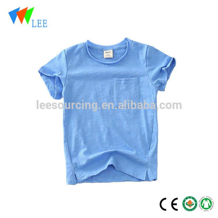 OEM manufacturer Childrens Trousers - baby plain T shirt organic cotton children clothes – LeeSourcing