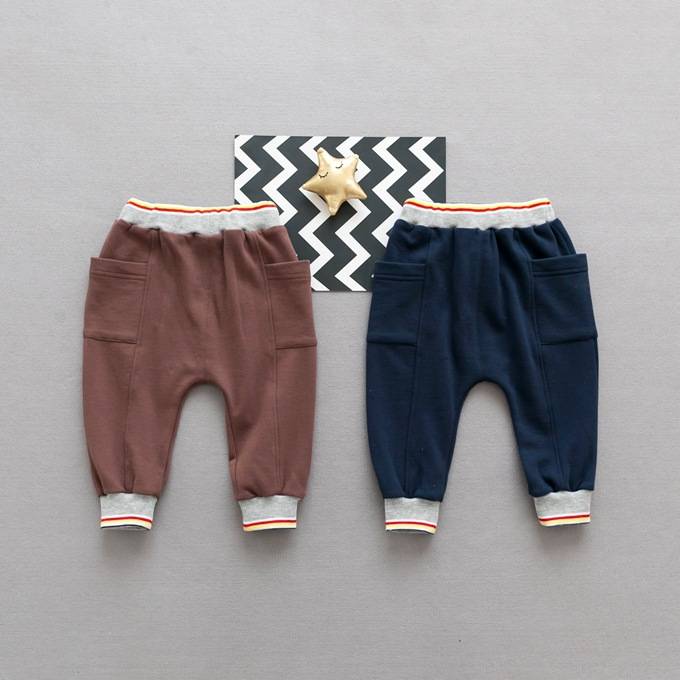 Casual детски дрехи на едро нови памучни панталони за 1-5 години бебе