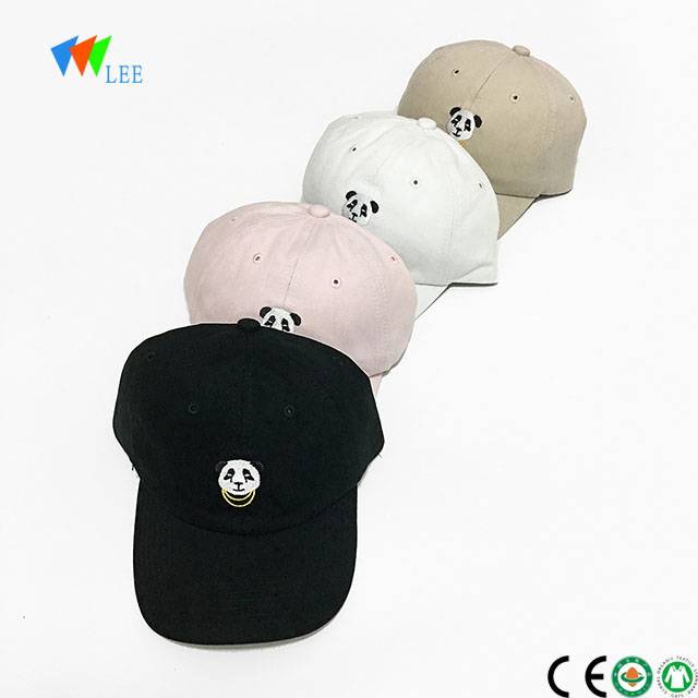 6 panel custom cotton embroidered baseball cap