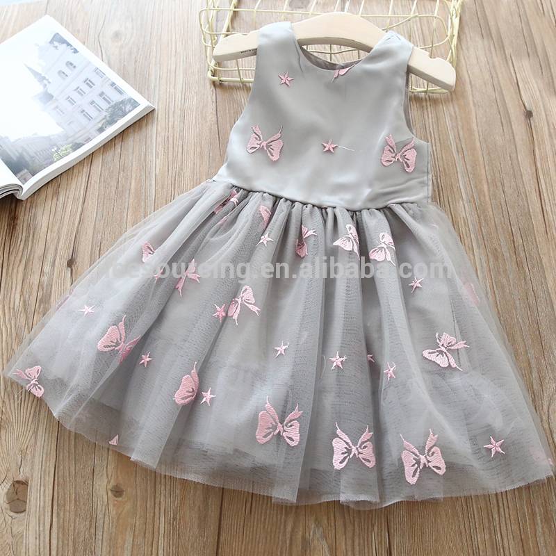 Floral cotton printed baby girl party dress children frocks designs