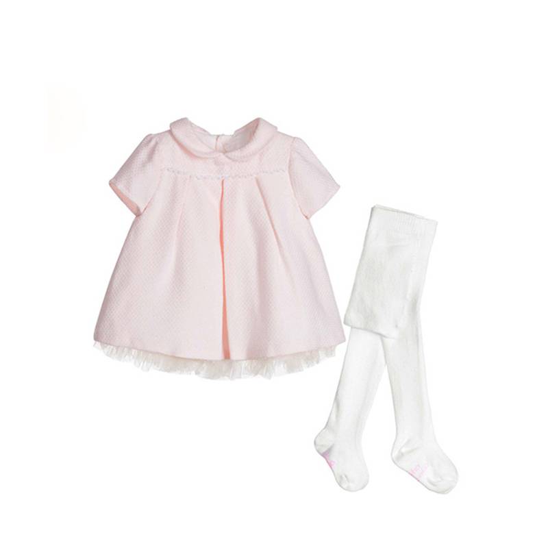 2 Pieces Baby Dresses Cute Child Outfit Dress Short Sleeve Baby Girl Clothes Set