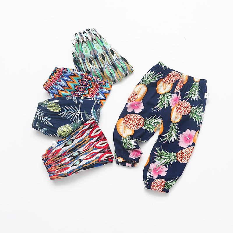 Infant leggings summer foreign trade children's clothing new mosquito thin section small fresh