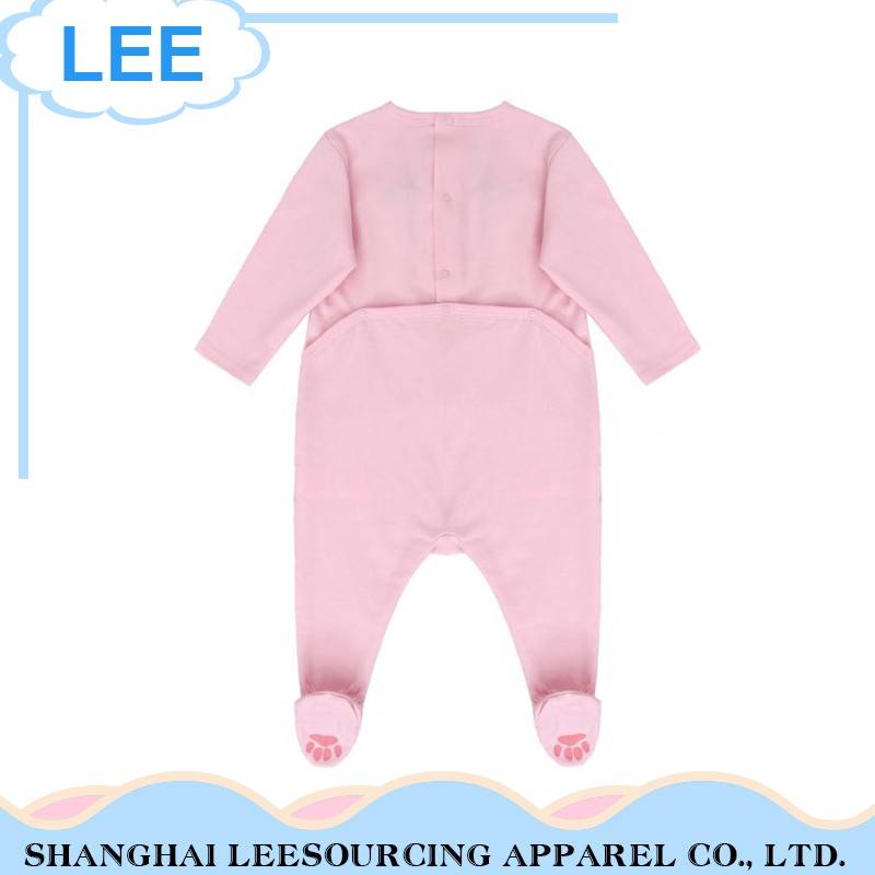 Factory selling Polyester Pareo - New Baby Girl Pajamas Print Romper With Headband – LeeSourcing