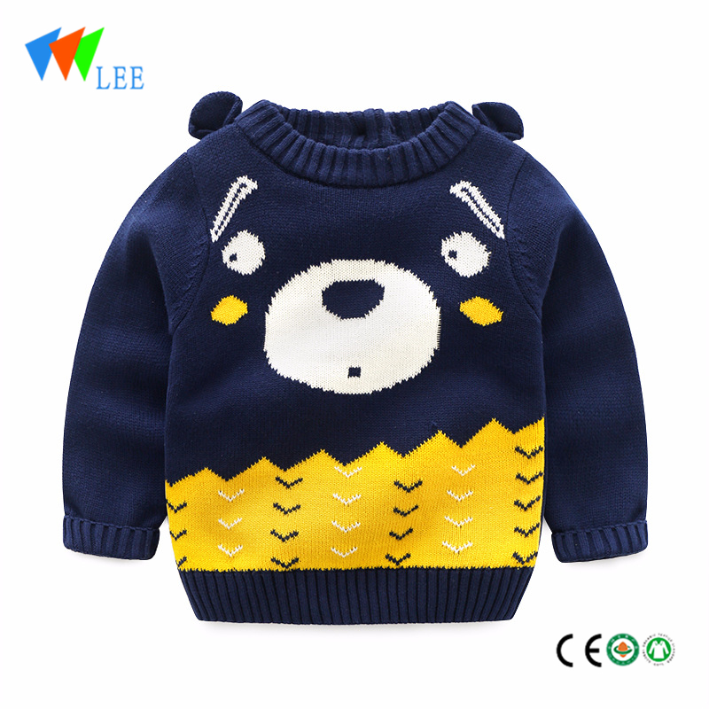 8 Year Exporter Baby Clothes Gift Box - children boutique kids cardigan knitted sweater bear design for boys wholesale – LeeSourcing
