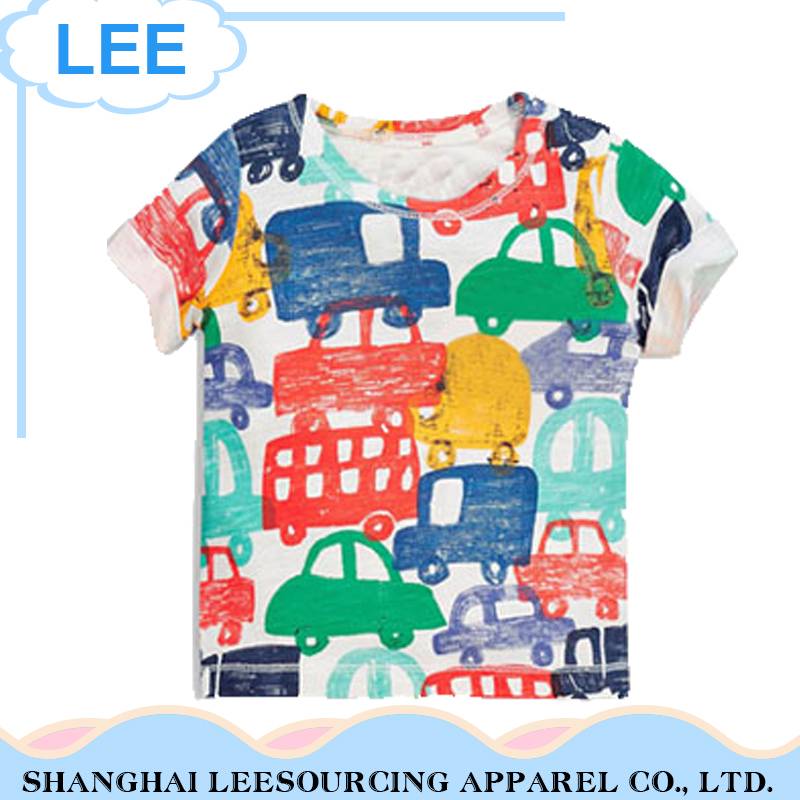 OEM Supply Bikini Women - Wholesale Short Sleeve Kids Printed Shirt Boys Shirts – LeeSourcing