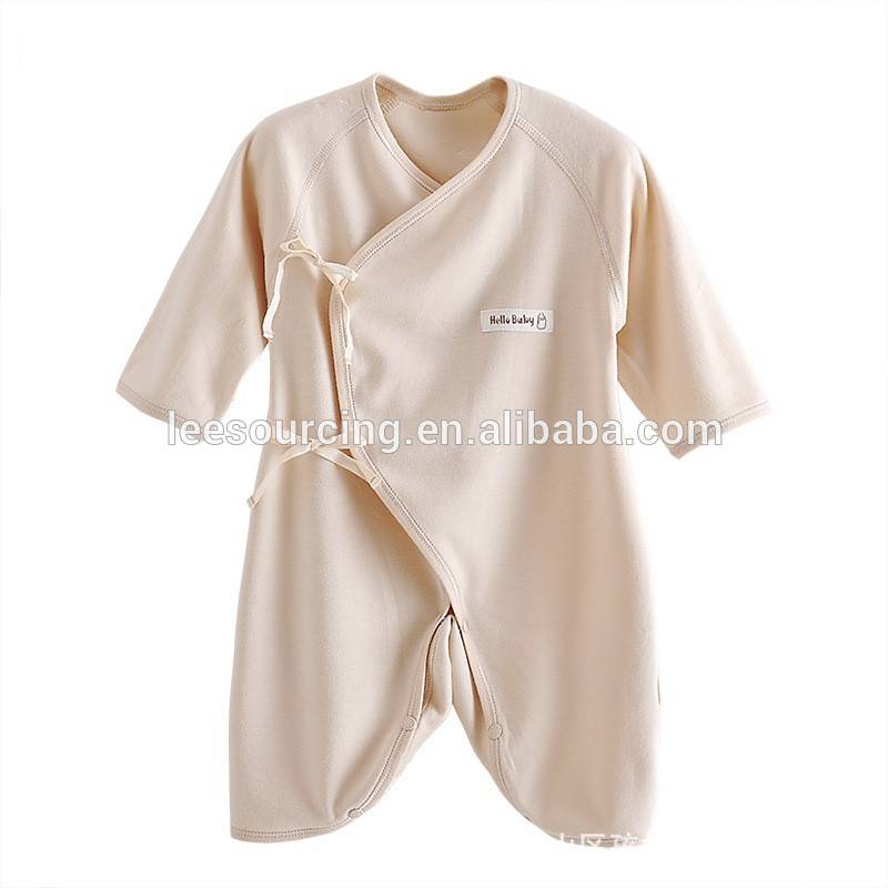 ເດັກນ້ອຍຂາຍຮ້ອນ infants ສິ້ນຫນຶ່ງ bodysuit ທໍາມະຊາດສ້າງ bodysuit ລູກໄມ້