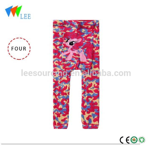Big PP cartoon children's pants foreign trade color comfortable boys and girls 100% cotton leggings